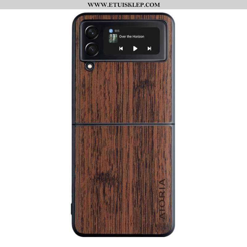 Etui do Samsung Galaxy Z Flip 4 Etui Folio Drewno Aioria